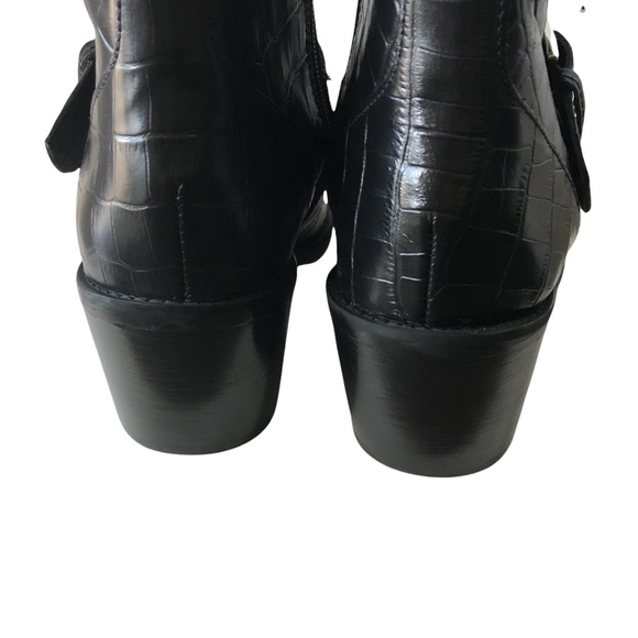 Kurt Geiger Denny Croc Embossed Pointed 
